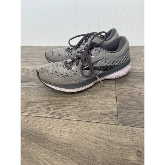 Brooks Ghost 13 Women’s Size 8.5 M 1203381B084 Gray/Pearl/Purple Running Shoe - Picture 1 of 7